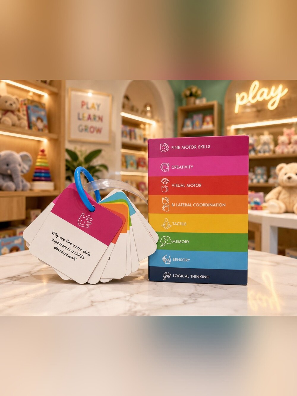 Sense & Grow Sensory Learning ~ Parent Information Card/Educational Insert- NWOT - Picture 5 of 5